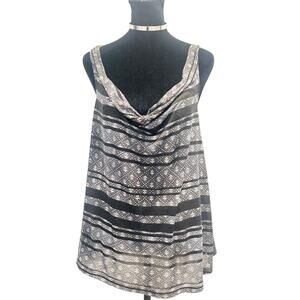 Vintage Silence + Noise Ladder Back Tank Top Size Small Boho Grunge